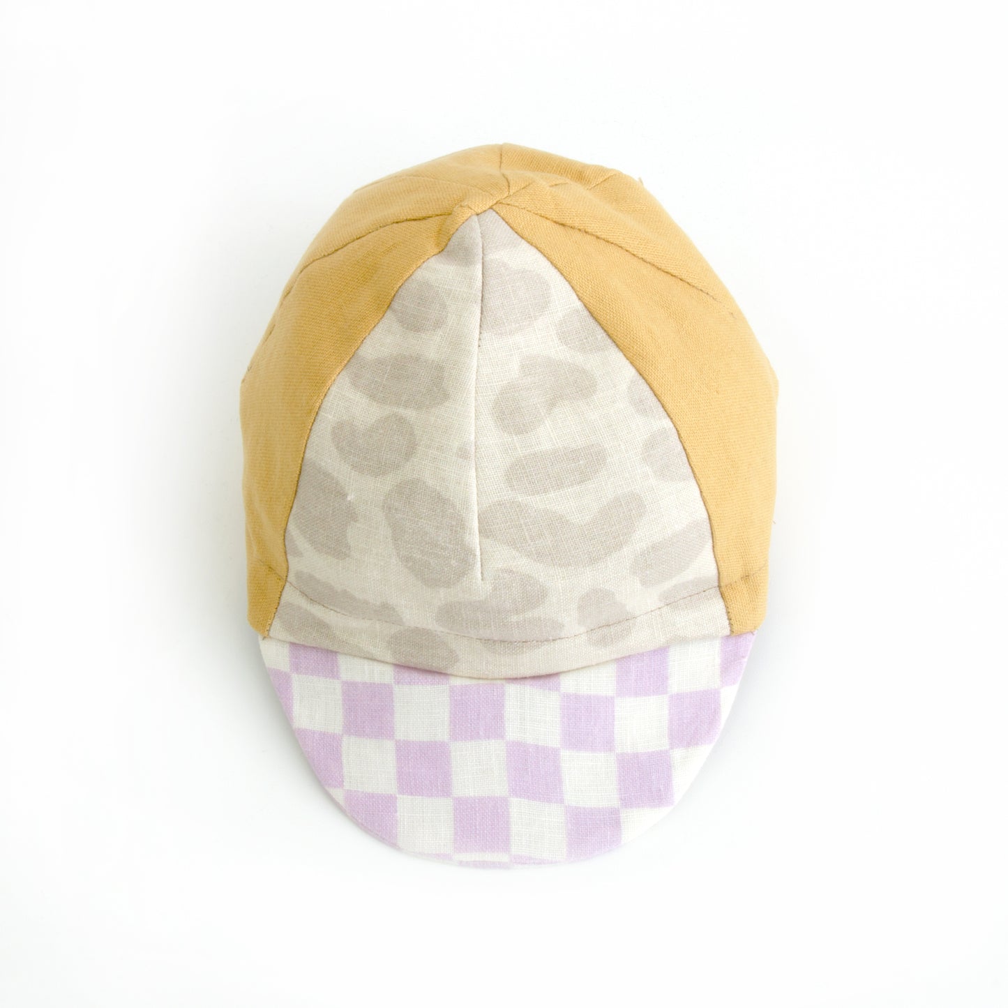 Velo Cap | Leinen | Pastell Leo Checked