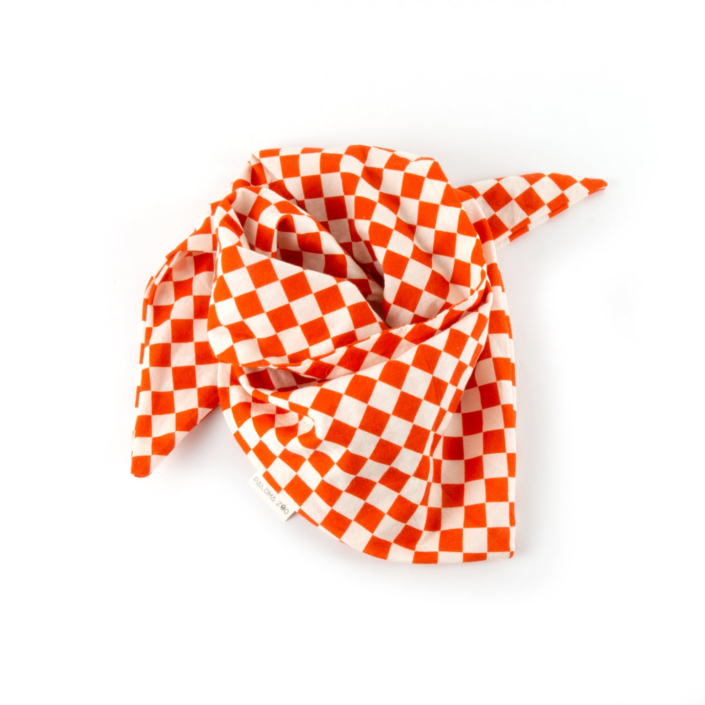 Midi Scarf | Checked Orange