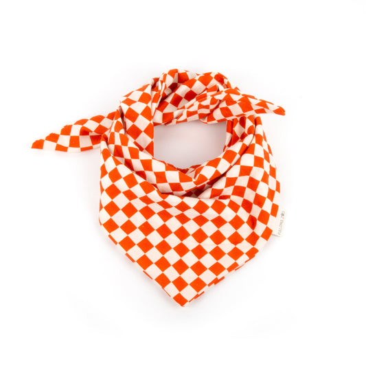 Midi Scarf | Checked Orange