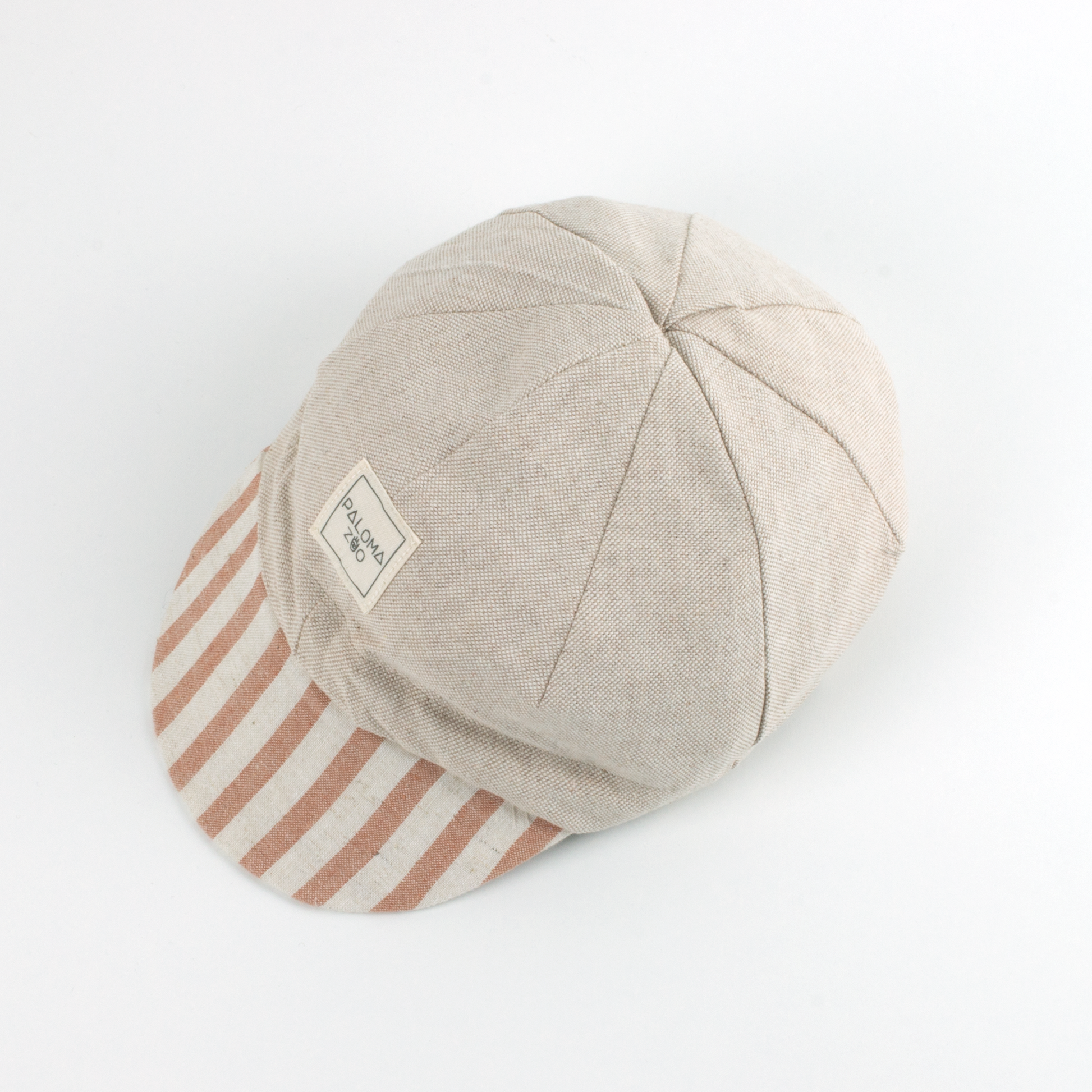 PalomaZoo Velo Cap Beige & Terra Stripes