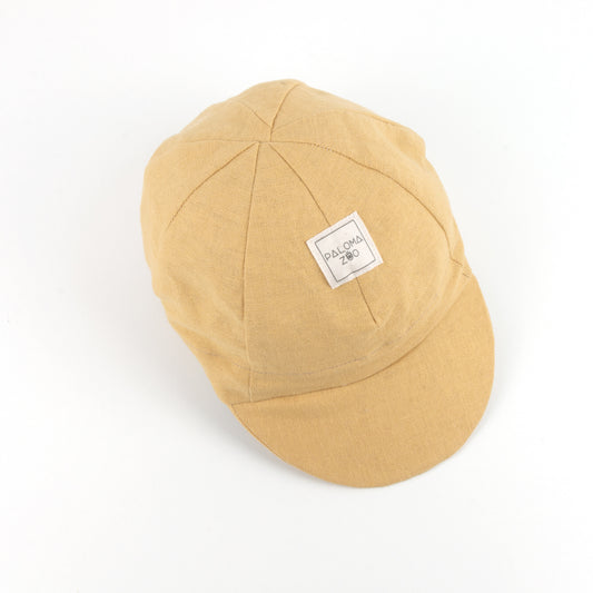 Velo Cap | Leinen | Yellow