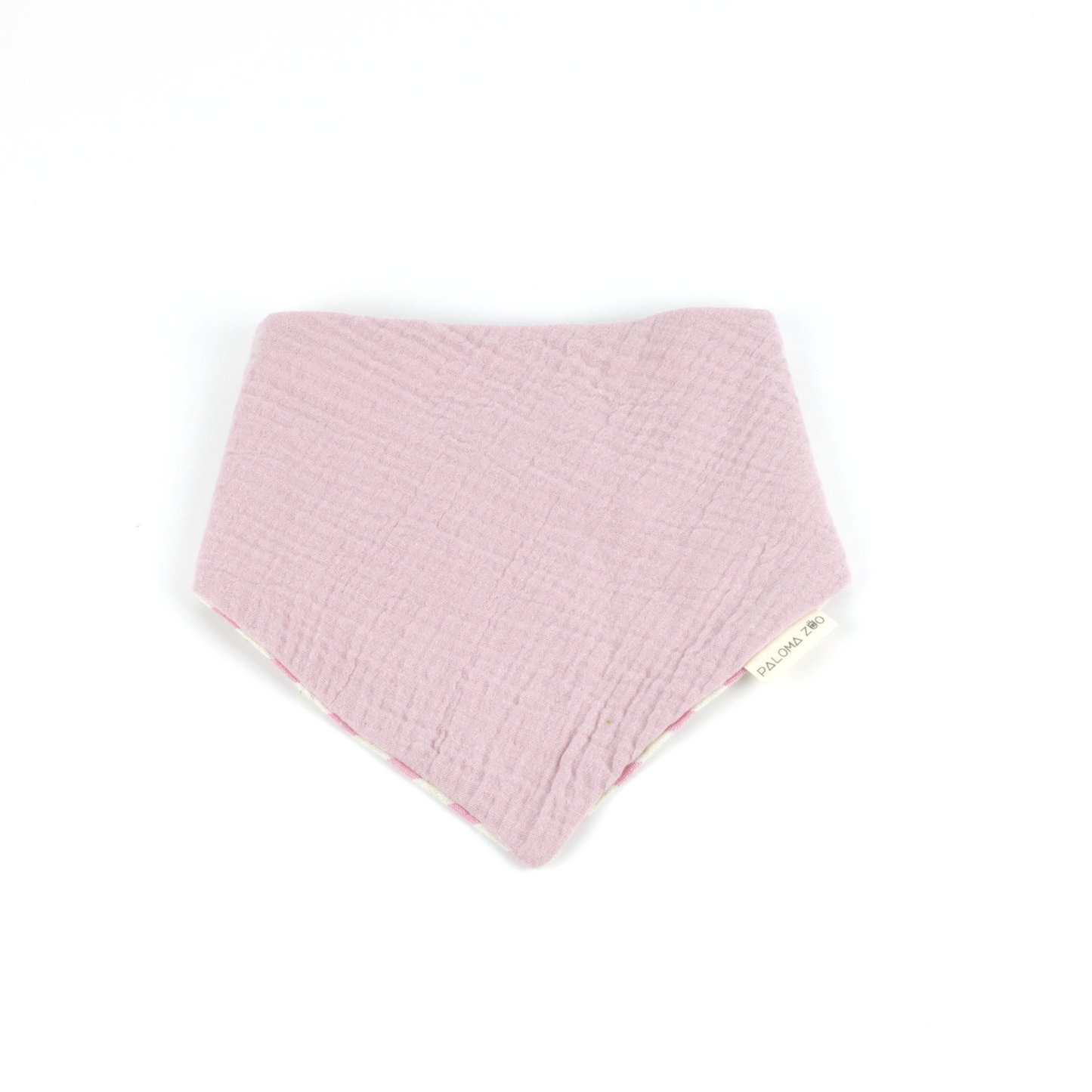 PalomaZoo Baby Bib Pink Stripes & Rosa